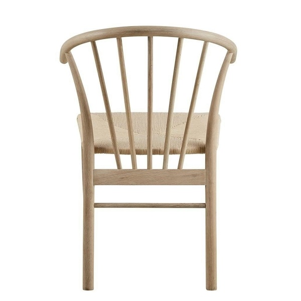 Krzesło z podłokietnikami Cassandra natu ralne - ACTONA